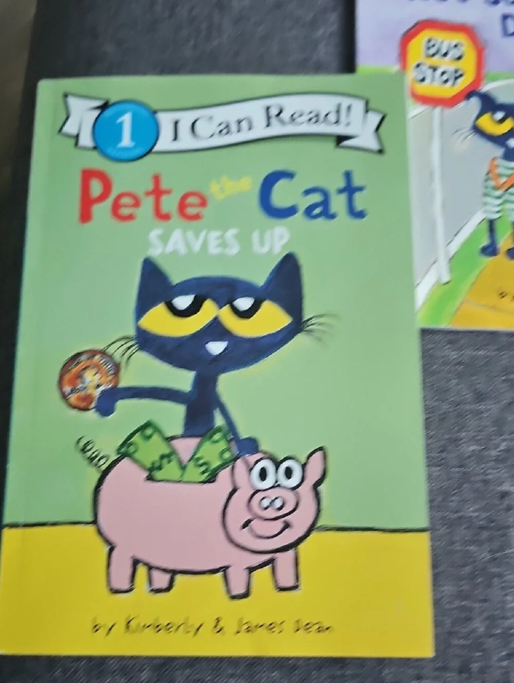 Pete the Cat I Love My Buttons Game 3 Book Set Educational Boy Girl Toddler